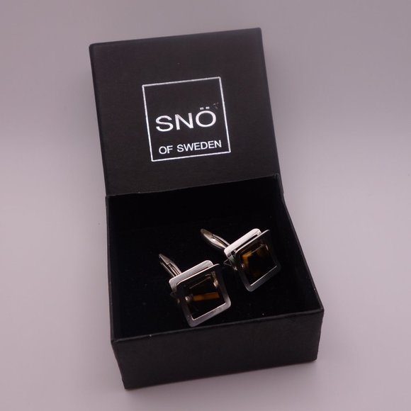 Sno of Sweden 925 Silver Cuff Links - Picture 16 of 16